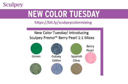 New Color Tuesday! Introducing Sculpey Premo™ Berry Pearl- Pt 3