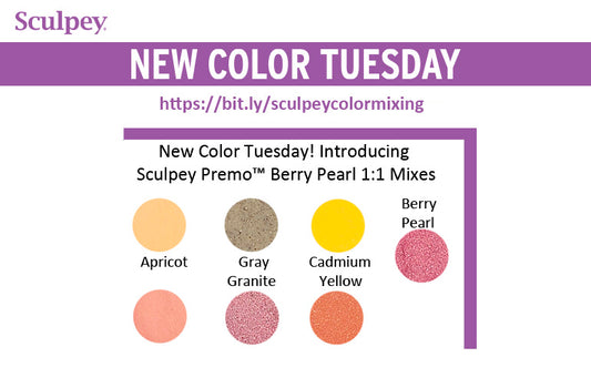 New Color Tuesday! Introducing Sculpey Premo™ Berry Pearl- Pt 4
