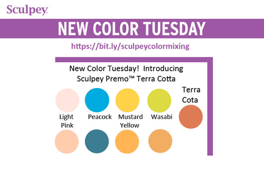 New Color Tuesday! Introducing Sculpey Premo™ Terra Cotta 1:1 Mixes