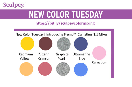 New Color Tuesday! Introducing Sculpey Premo™ Carnation