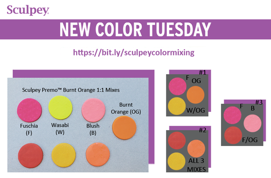 New Color Tuesday! Introducing Sculpey Premo™ Burnt Orange Pt 3