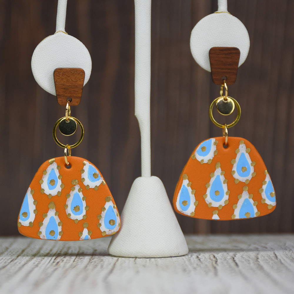 Sculpey Souffle™ Painted Pattern Earrings