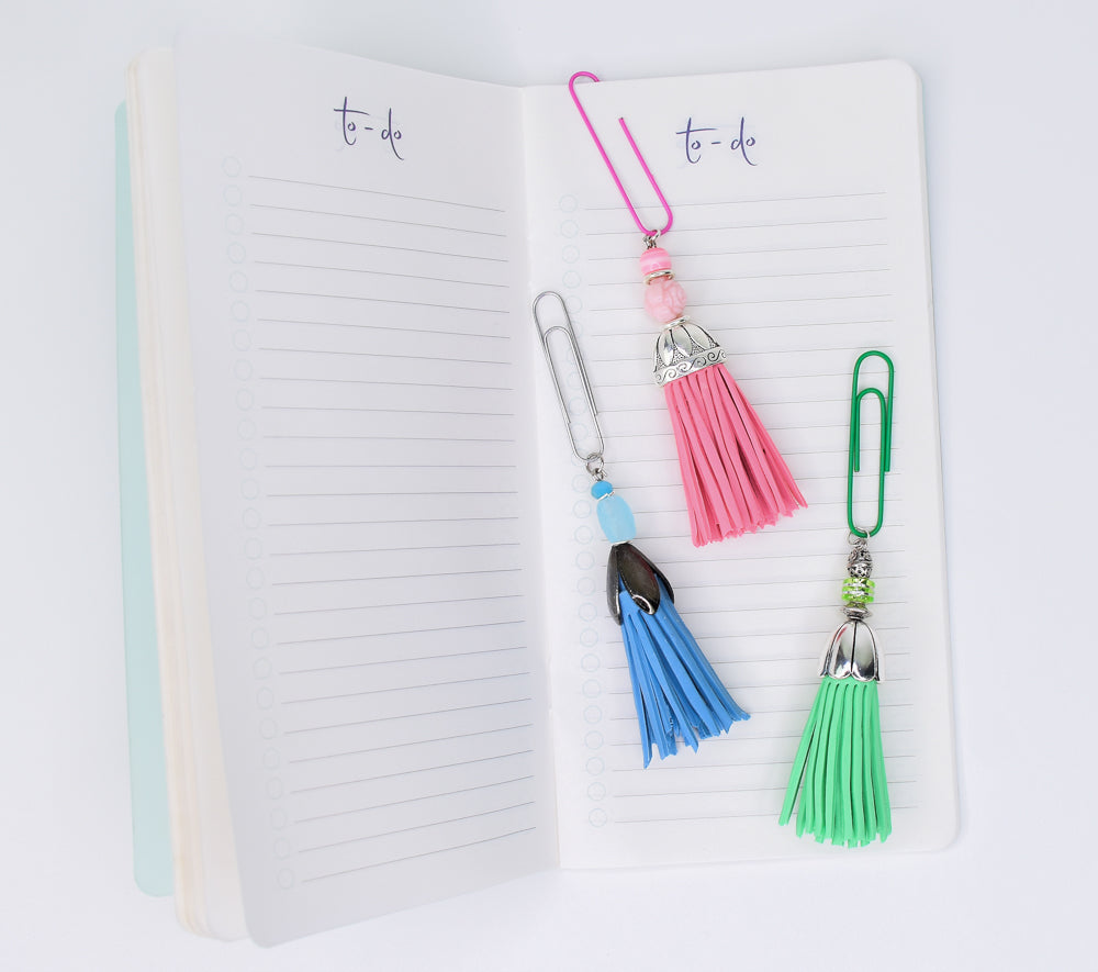 Sculpey Bake Shop® Bendy Clay Colorful Tassel Bookmarks