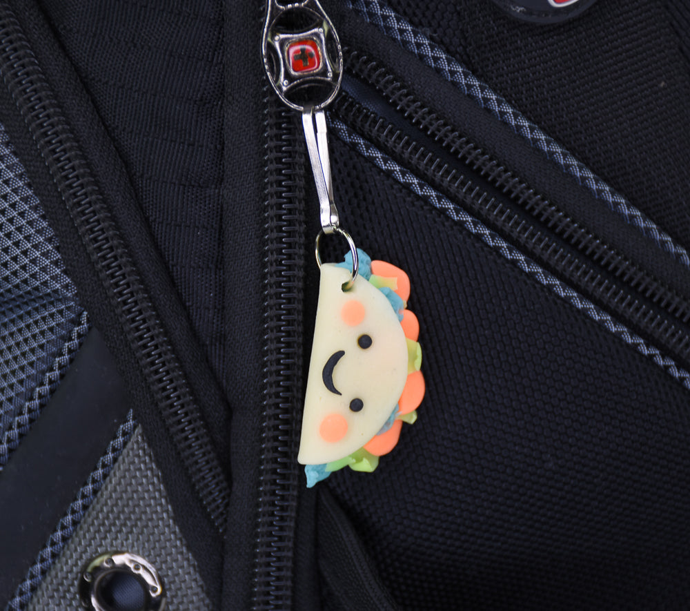 Product photo of a set of handcrafted polymer clay jewelry featuring unique and attractive artistic designs.