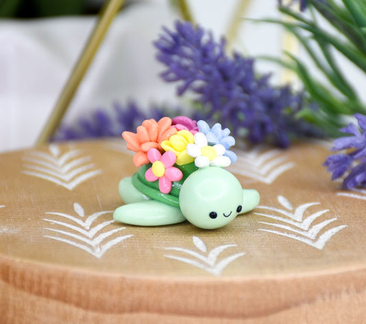 Sculpey III® Kawaii Floral Turtle