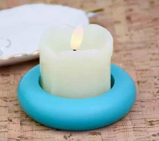 Liquid Sculpey® Turquoise Candle Votive