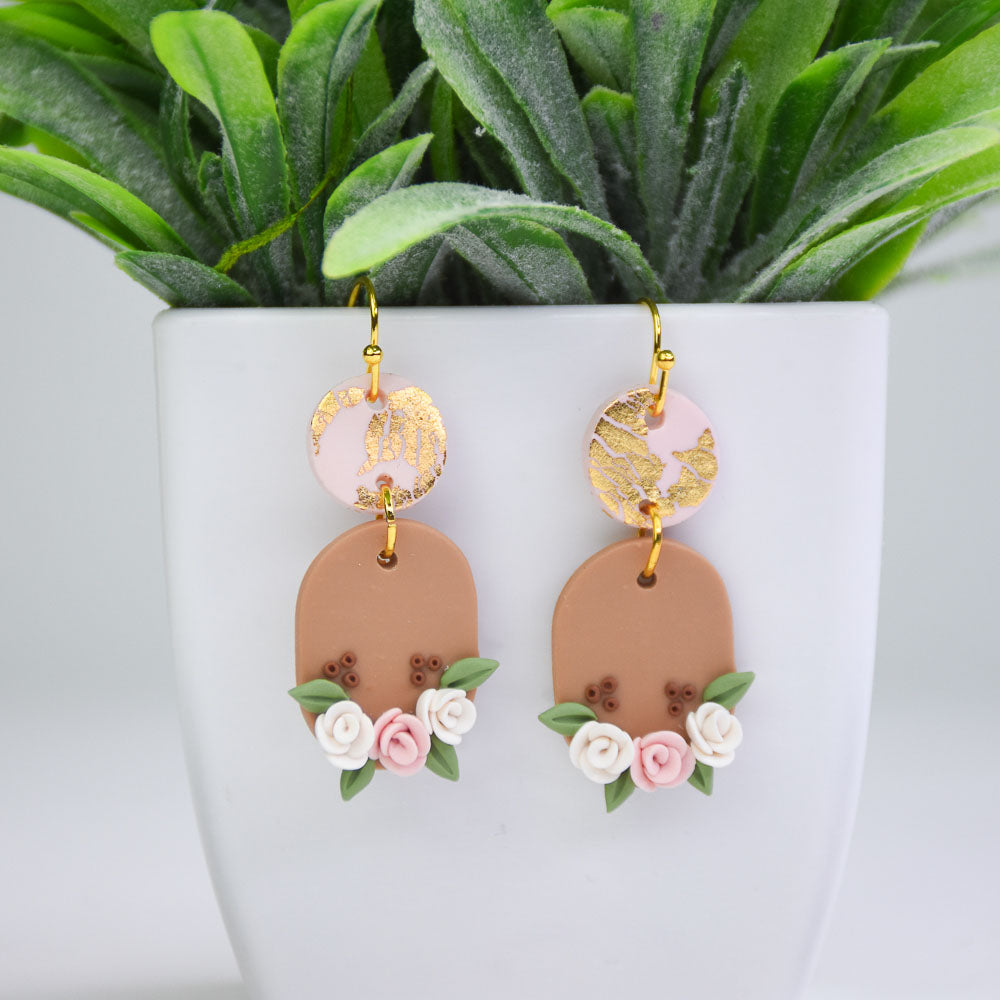 Sculpey Premo™ Spring Floral Earrings