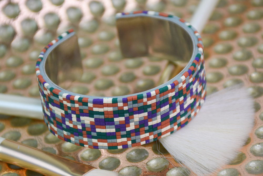 Sculpey Soufflé™ Faux Seed Bead Bangle Cuff