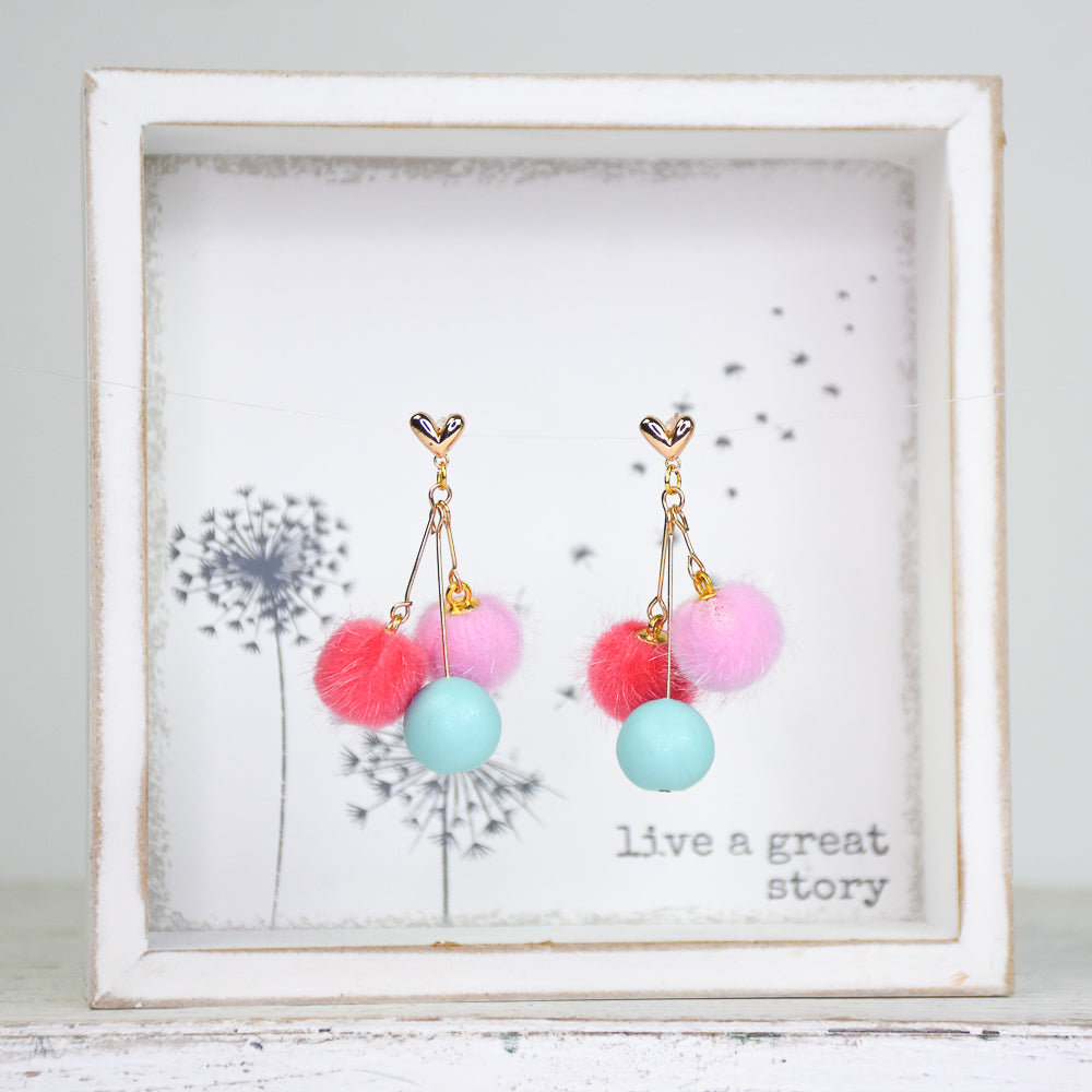 Sculpey Premo™ Pom Pom Earrings