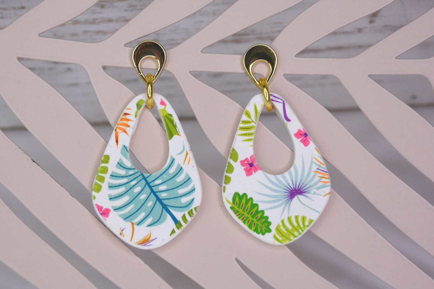 Sculpey Premo™ Transfer and Cutout Earrings