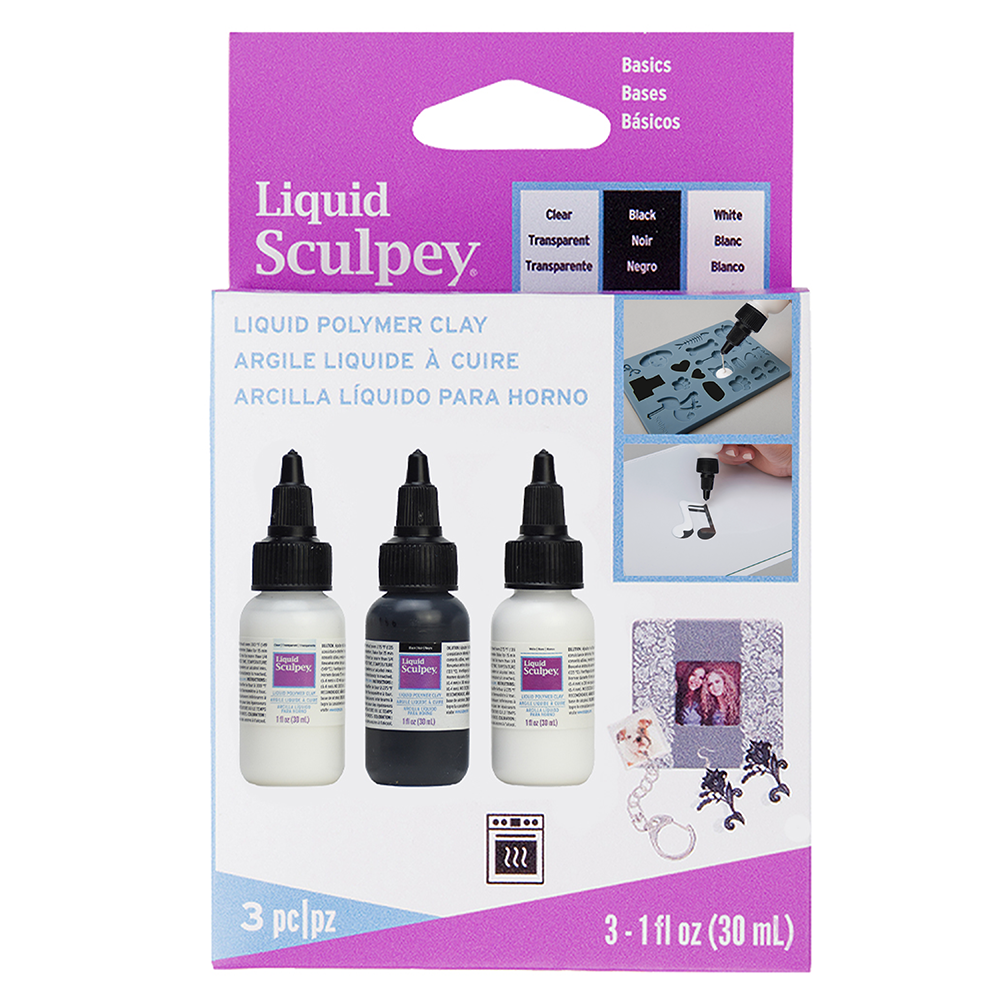 Liquid Sculpey® Liquid Polymer Oven-Bake Clay, Garnet Red Metallic, 1 oz.  bottle, Great for jewelry, holiday, DIY, mixed media, window clings, home