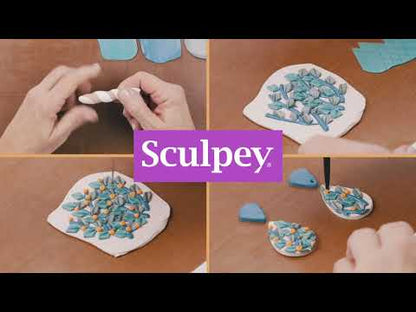 Sculpey Premo™ Delicate Floral Slab Earrings