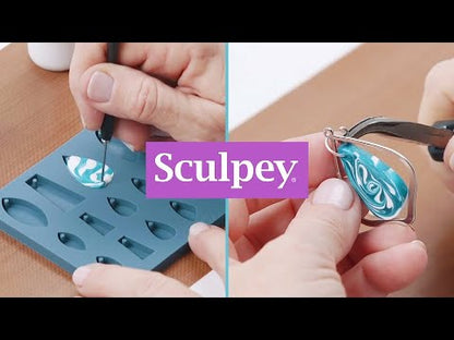 Liquid Sculpey® Metal and Marbled Earrings