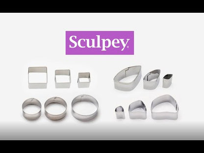 Sculpey Tools™ Mini Metal Cutters: Geometric, 12 pc