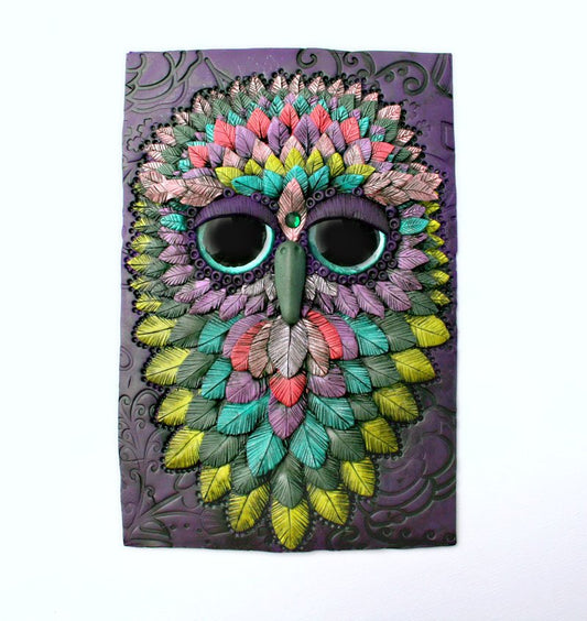 Premo! Fantasy Owl Journal Cover/Art Piece