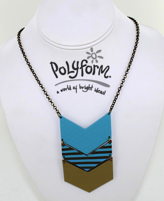 premo! Geometric Chevron Necklace