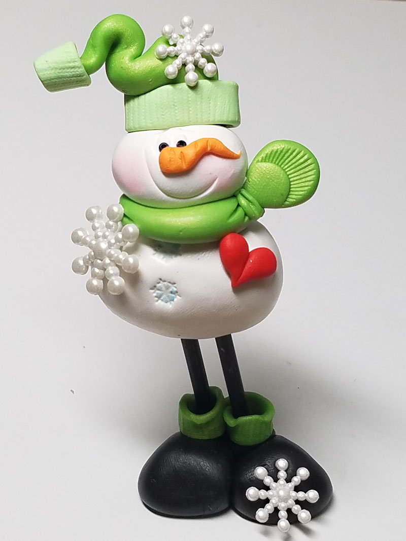 Premo Stick Leg Snowman