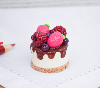 Sculpey III Miniature Cheesecake Figurine