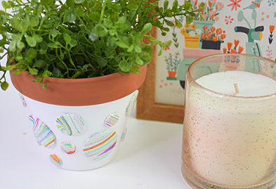 Granite Marble Slab Flower Pot