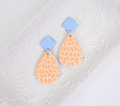 Final image for Sculpey Premo™ Lace Cane Earrings 