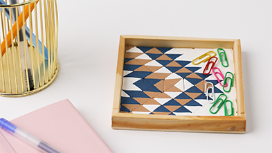 Sculpey III® Aztec Pattern Office Tray