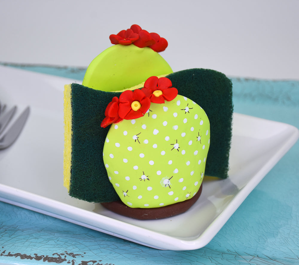 final image for Sculpey III® Cactus Sponge Holder