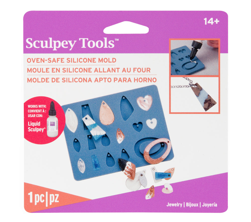  Sculpey Tools Flexible Oven Safe Silicone Lace Mold Great for  jewelry making and all types of craft projects. Use with oven bake clay,  Liquid Sculpey and resin. : Everything Else