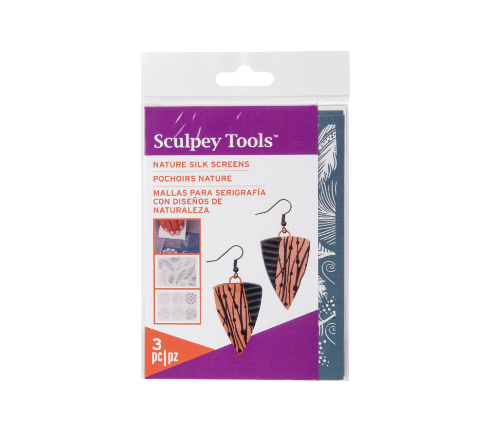  Sculpey Tools Geometric Texture Sheet Set, reusable 2