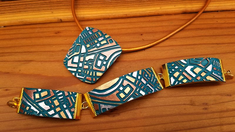 Souffle “Tech” Ribbon Crimp Bracelet