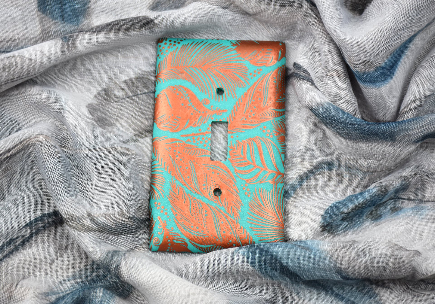 Sculpey III Silkscreened Lightswitch Cover