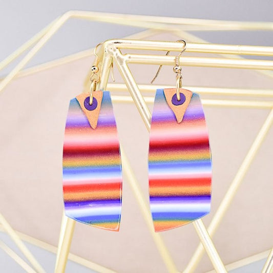 Sculpey Premo™ Summertime Vacation Soft Striped Earrings