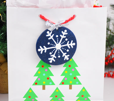 Sculpey Premo™ and Liquid Sculpey® Snowflake Gift Tag Ornament