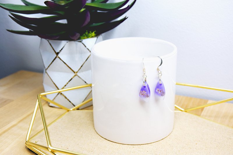 Liquid Sculpey® Faux Amethyst Earrings