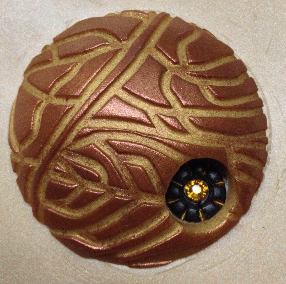 premo! Hollow Bead Domed Statement Necklace