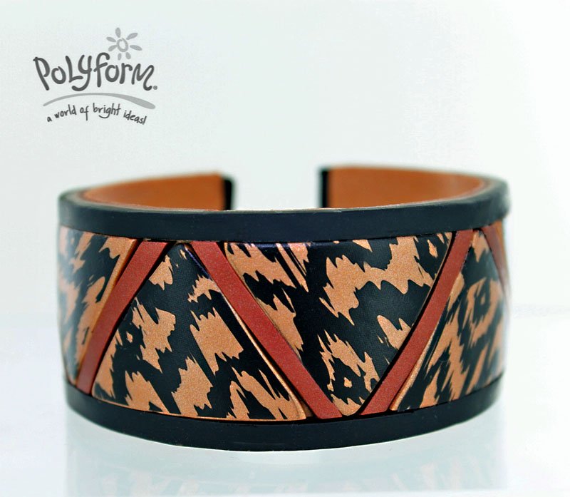Premo! Ikat Cuff Bracelet