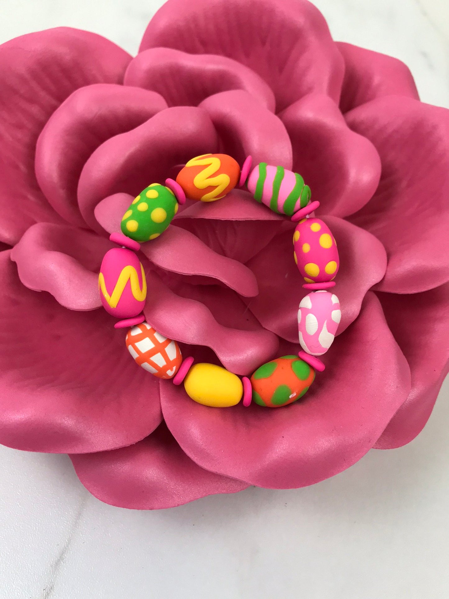 Sculpey III Easter Egg Bracelet