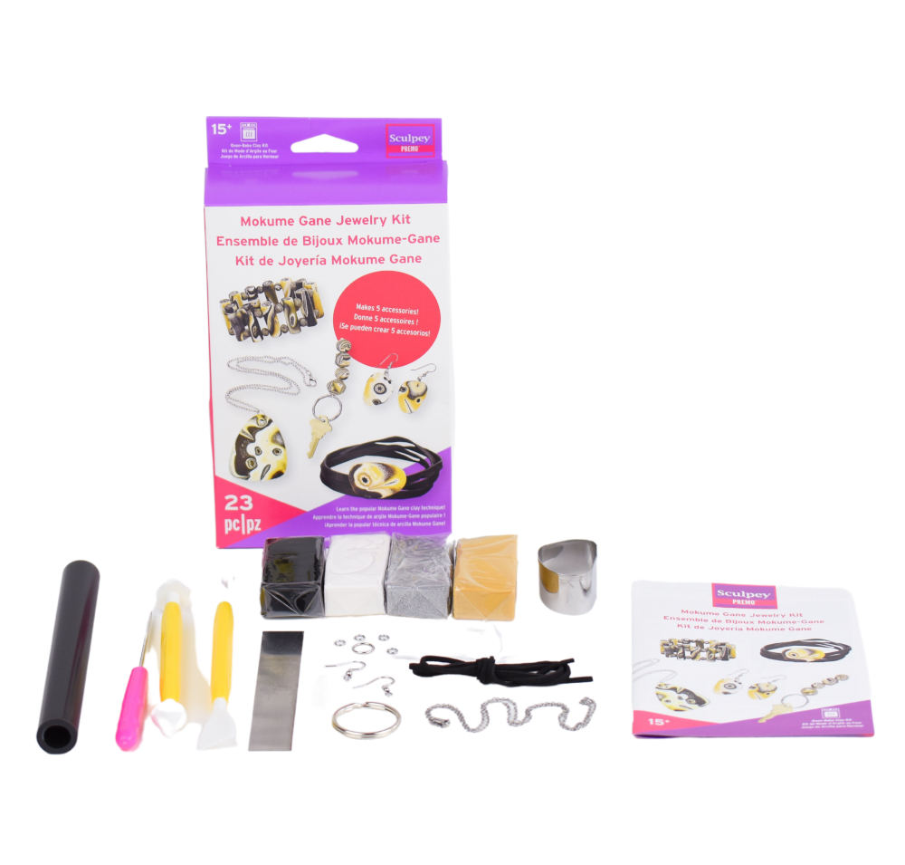 full mokume gane jewelry kit with packaging