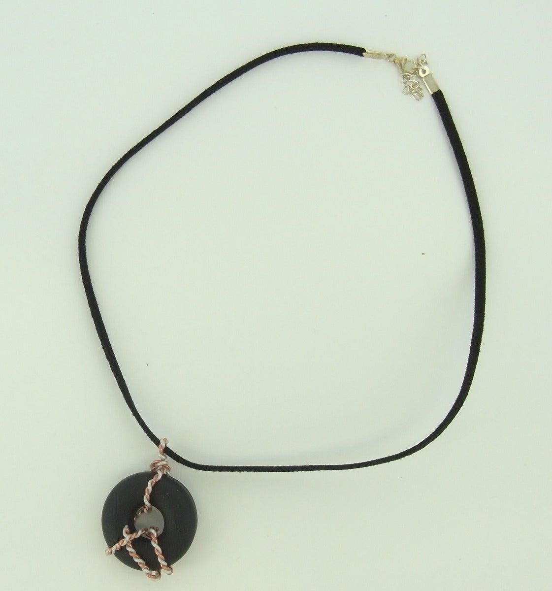 premo! Wire Wrapped Donut Necklace