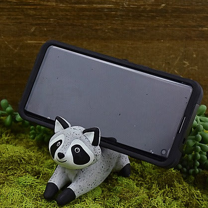 Original Sculpey® Granite Raccoon Cell Phone Holder