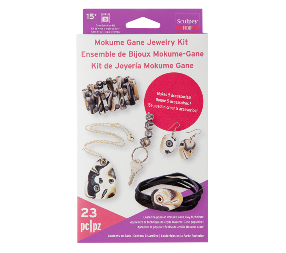 Sculpey Premo™ Mokume Gane Jewelry Kit