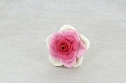 Sculpey Soufflé Rose Flower Ring