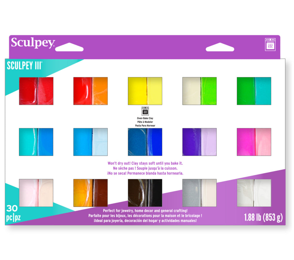 Sculpey III® 30 Color Sampler - Main Image