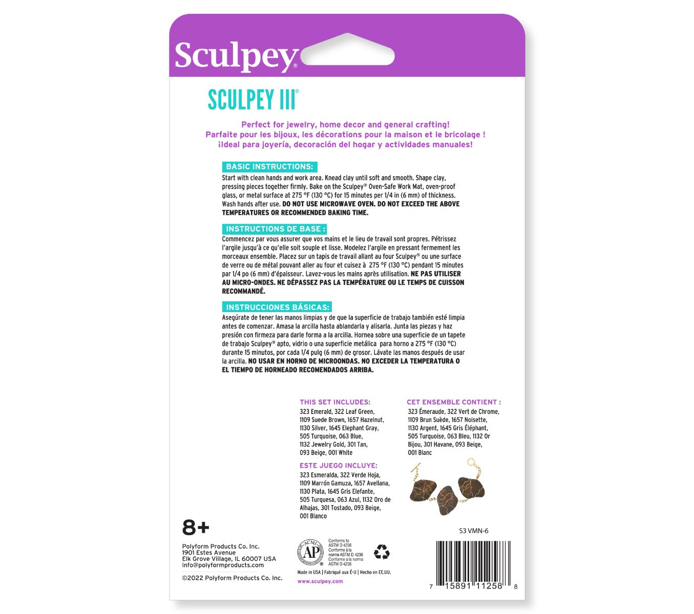 Sculpey III® 12 Piece Naturals Multi-pack