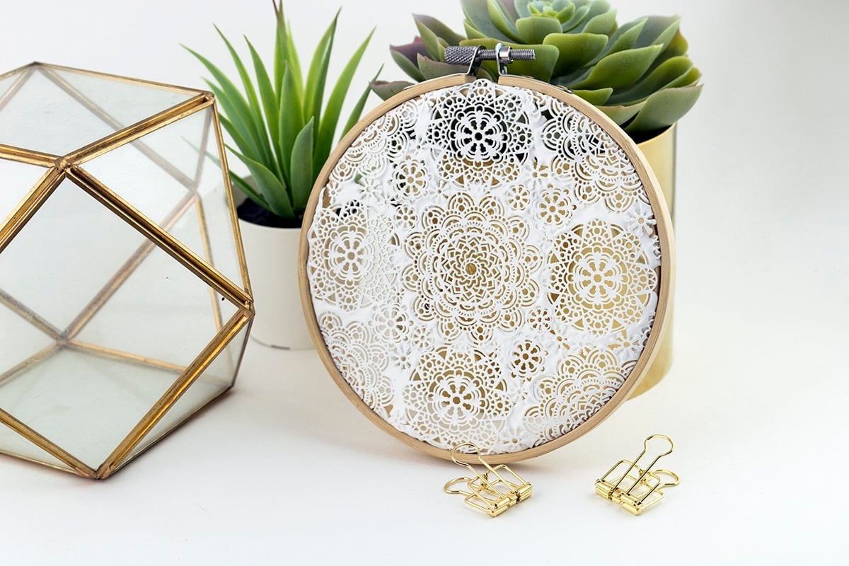 Liquid Sculpey – Faux Lace Boho Embroidery Decor