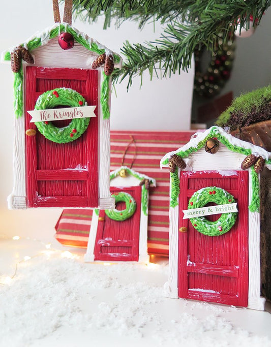 Premo!  Holiday Greeting Door Ornament