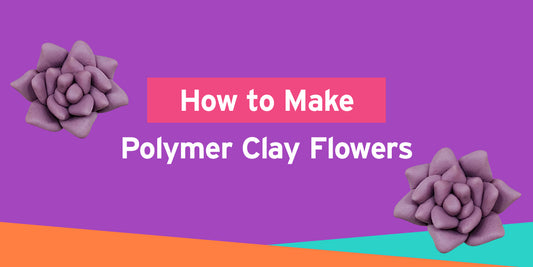 Charming Clay Flowers Tutorial: Polymer Clay Flowers for Mom