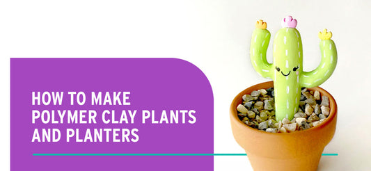 How To Make Polymer Clay Plants and Planters