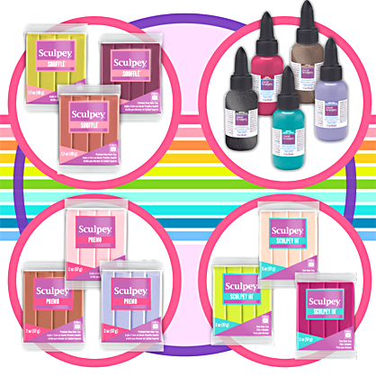 Our Newest Oven Bake Clay Colors – Perfect for Any Project!