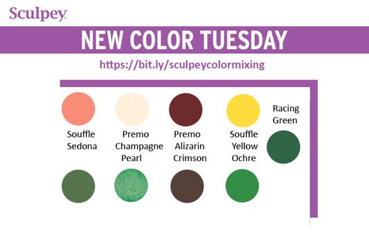 New Color Tuesday! Introducing Sculpey Soufflé™ Racing Green