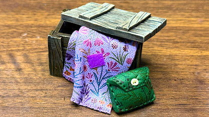 Using Clay Transfer Sheets for Miniature Fabric Details